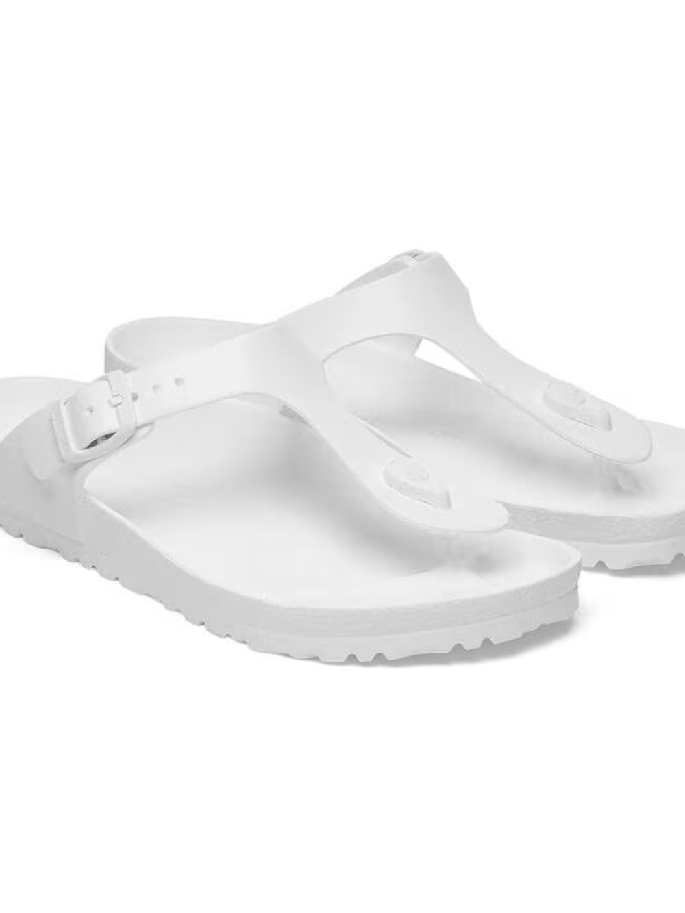 Birkenstock White Gizeh EVA Thong Sandals